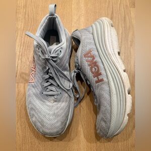 Hoka Gaviota 5 harbor mist rose gold women’s Running Shoes size 8.5